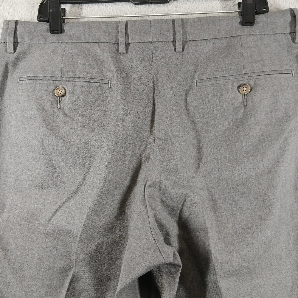 J.Crew Bowery Slim Fit Cotton Chino‎ Dress Pant 34x32 Grey